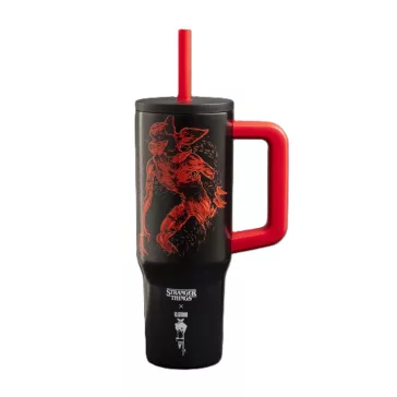   Bialetti Stranger Things füles tumbler szívószállal 900ml
