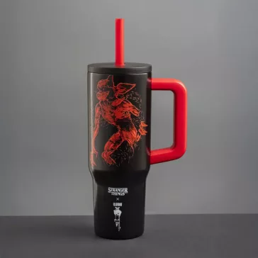   Bialetti Stranger Things füles tumbler szívószállal 900ml