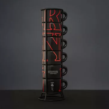   Bialetti Stranger Things espresso csésze szett állványban 6db