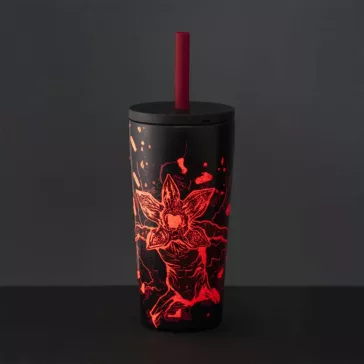   Bialetti Stranger Things füles tumbler szívószállal 600ml