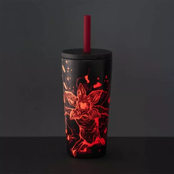 Bialetti Stranger Things füles tumbler szívószállal 600ml
