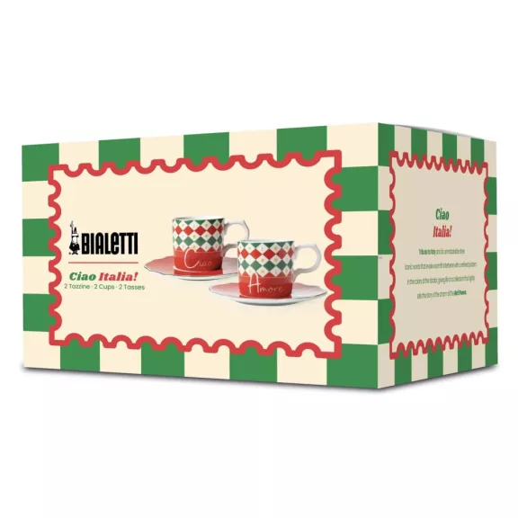 Bialetti Ciao Italia! csésze szett 2db