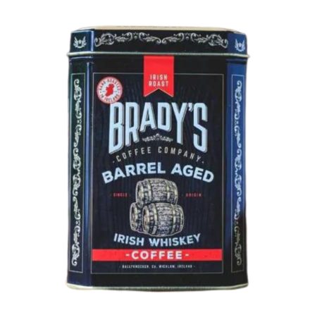 Brady's Barrel-Aged Whiskey őrölt kávé díszdobozban 227g