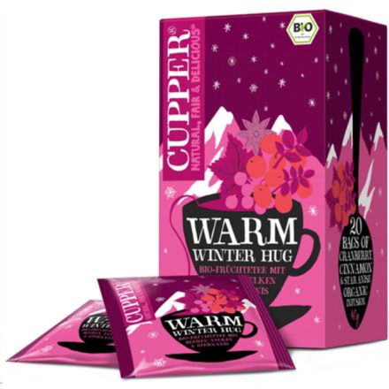CUPPER Warm Winter Hug - Xmas Limited Edition bio tea 20db