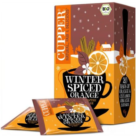 CUPPER Winter Spice Orange - Xmas Limited Edition bio tea 20db