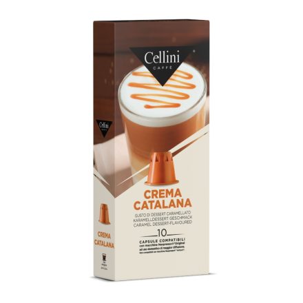 Cellini Crema Catalana Nespresso kompatibilis kávékapszula 10 db