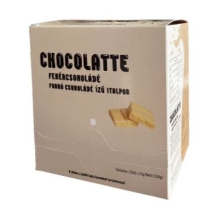 Chocolatte fehér forró csokoládé ízű italpor 20 adag