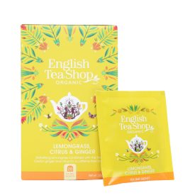 ETS Citromfű, gyömbér és citrus bio tea 20db