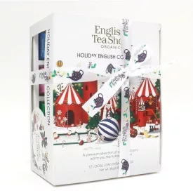   ETS Karácsonyi fehér "British toys" selyempiramis filteres bio tea 12db