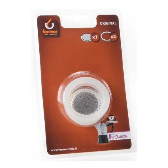 Forever Miss Evolution 2 sz. kávéfőzőhöz szűrő és tömítés Forever Miss Evolution 2 sz. kávéfőzőhöz szűrő és tömítés