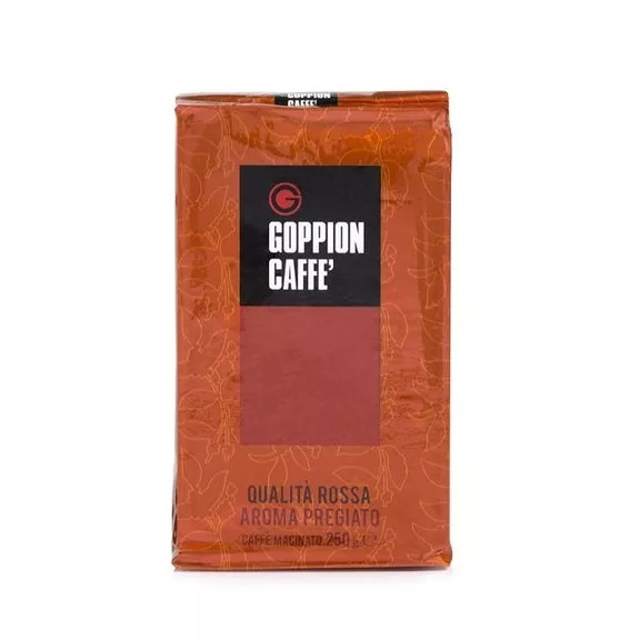 Goppion Qualitá Rossa őrölt kávé 250g Goppion Qualitá Rossa őrölt kávé 250g