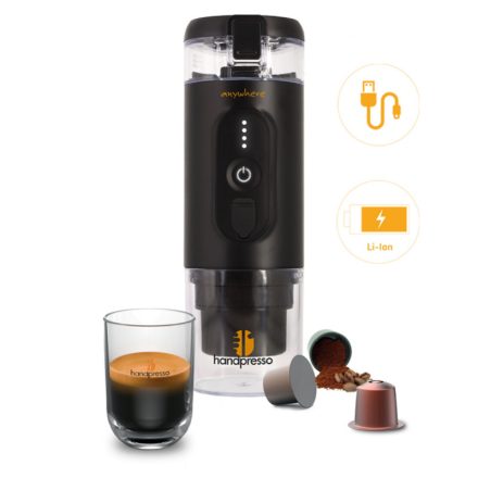 Handpresso E-Presso akus kávéfőző gép, fekete
