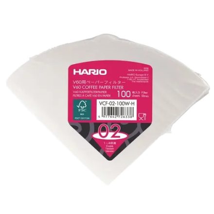Hario V60 papírfilter, 2 adagos