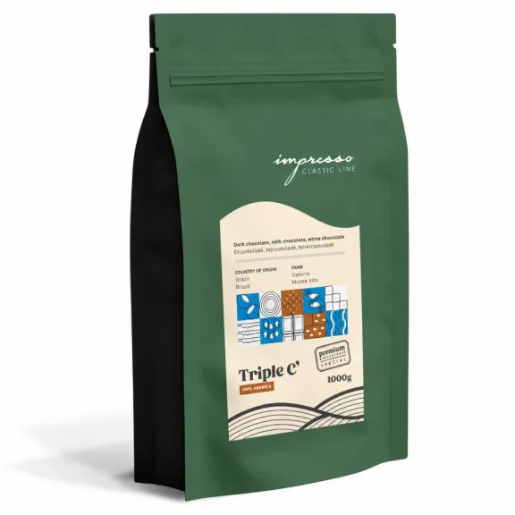 Impresso Triple C’ szemes kávé 1kg Impresso Triple C’ szemes kávé 1kg