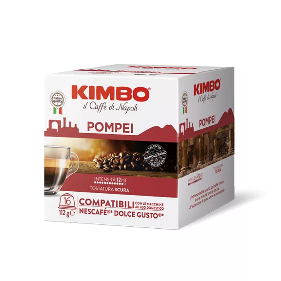 Kimbo POMPEI Dolce Gusto kompatibilis kávékapszula 16db Kimbo POMPEI Dolce Gusto kompatibilis kávékapszula 16db
