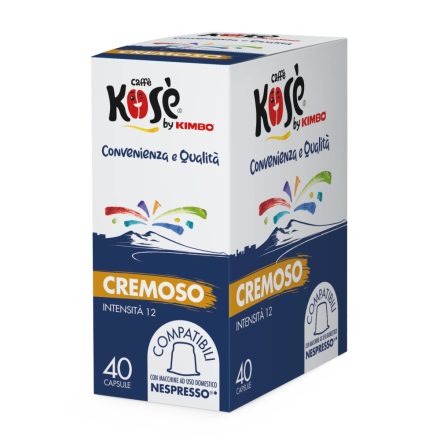 Kosé by Kimbo Cremoso Nespresso kompatibilis kávékapszula 40 db