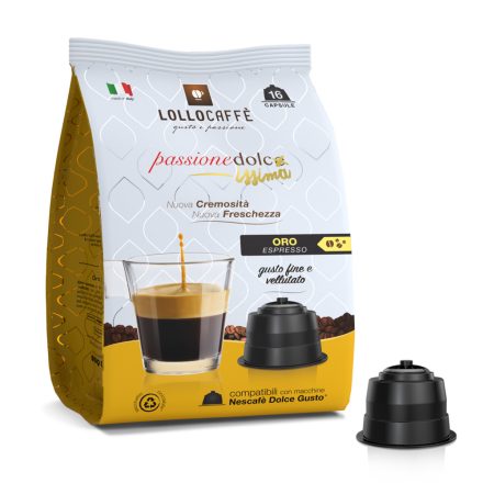 Lollo Caffé ORO Dolce Gusto kompatibilis kapszula 16db