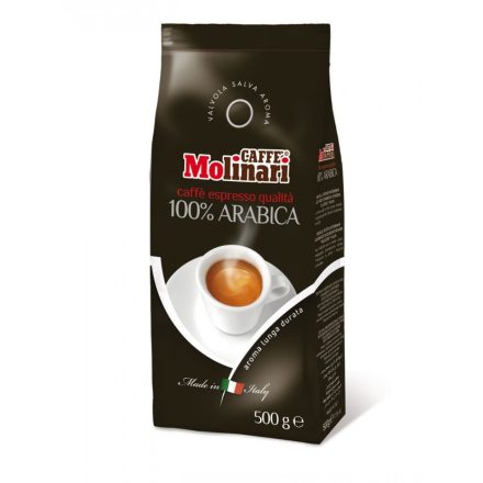 Molinari 100% Arabica szemes kávé 500g