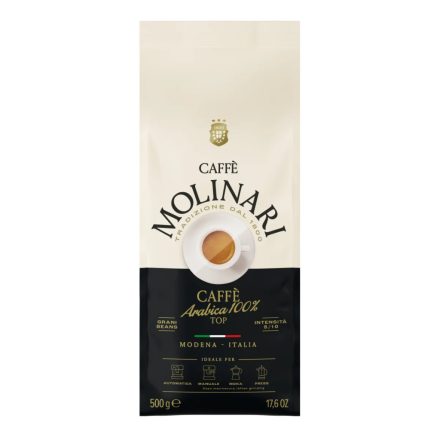 Molinari Caffé Arabica 100% TOP szemes kávé 500g
