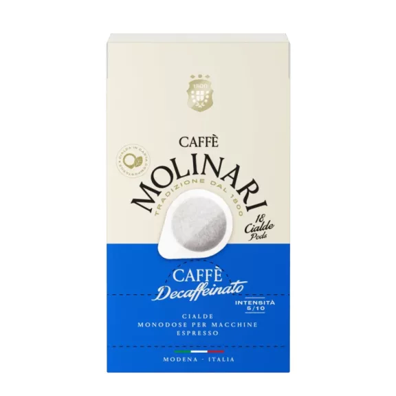 Molinari DECA koffeinmentes E.S.E. pod 18db Molinari DECA koffeinmentes E.S.E. pod 18db