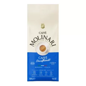   Molinari Caffé Decaffeinato koffeinmentes szemes kávé 500g