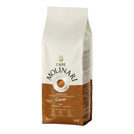 Molinari CACAO csokoládés ízesítésű őrölt kávé 250g