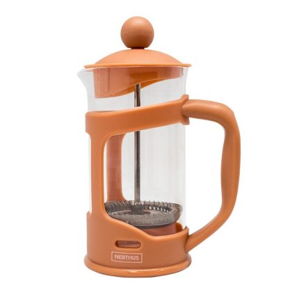 Nerthus French Press kávé és teafőző 350 ml, tégla