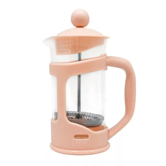 Nerthus French Press kávé és teafőző 350 ml, lazac Nerthus French Press kávé és teafőző 350 ml, lazac
