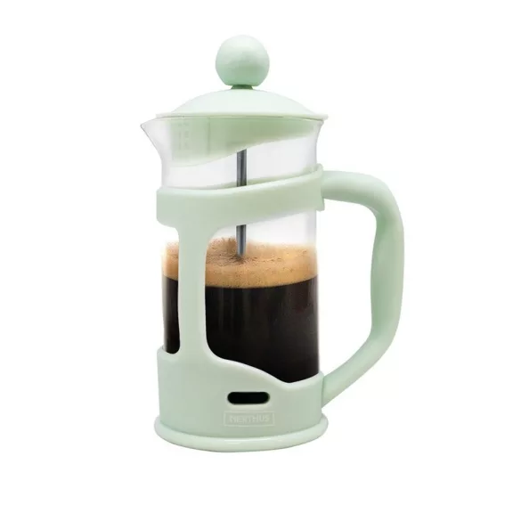 Nerthus French Press kávé és teafőző 350 ml, zöld Nerthus French Press kávé és teafőző 350 ml, zöld