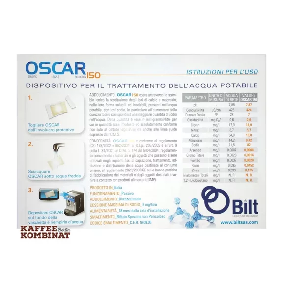 OSCAR 150 vízlágyító párna