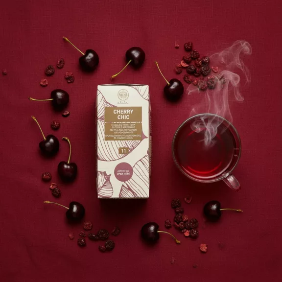 PALMA Élite Cherry Chic Gyümölcs Tea Keverék 20db PALMA Élite Cherry Chic Gyümölcs Tea Keverék 20db