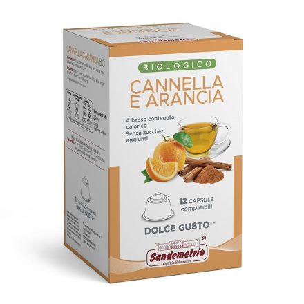 Sandemetrio fahéjas narancs Dolce Gusto kompatibilis tea kapszula 12db