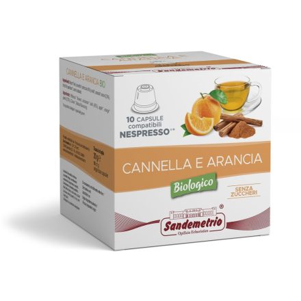 Sandemetrio Fahéjas narancs Nespresso kompatibilis tea kapszula 10db