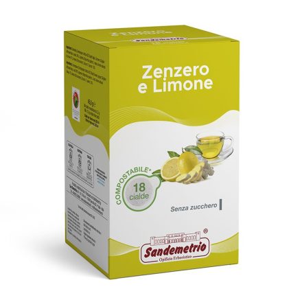 Sandemetrio Gyömbér és citrom tea  E.S.E. pod 18db