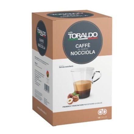 Caffé Toraldo mogyoró ízesítésű E.S.E. pod 18db