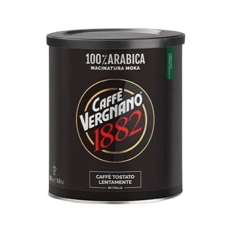 Vergnano 100% arabica őrölt kávé 250g