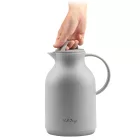 Vialli AMO 27787 termosz üvegbetéttel, szürke 1l