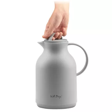 Vialli AMO 27787 termosz üvegbetéttel, szürke 1l