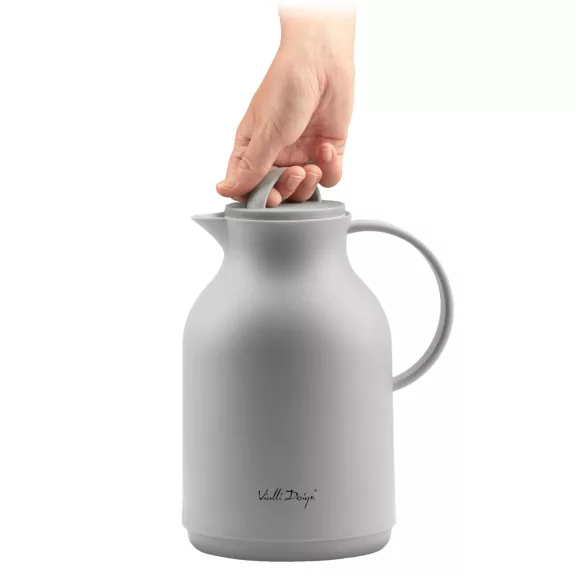 Vialli AMO 27787 termosz üvegbetéttel, szürke 1l