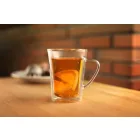 Vialli Design AMO 0979 duplafalú üveg bögre 250 ml