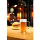 Vialli Design AMO 1228 duplafalú üveg sörös kancsó 500 ml