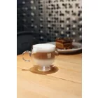 Vialli Design AMO 20276 duplafalú üveg bögre 220ml