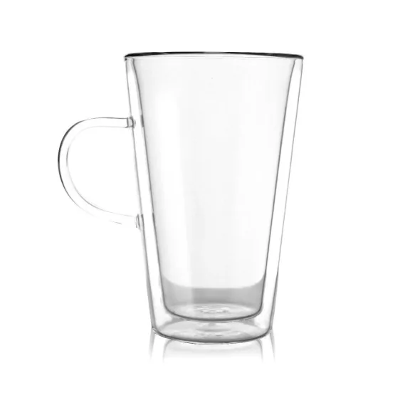 Vialli Design AMO 23024 duplafalú üveg lattés pohár 320ml Vialli Design AMO 23024 duplafalú üveg lattés pohár 320ml