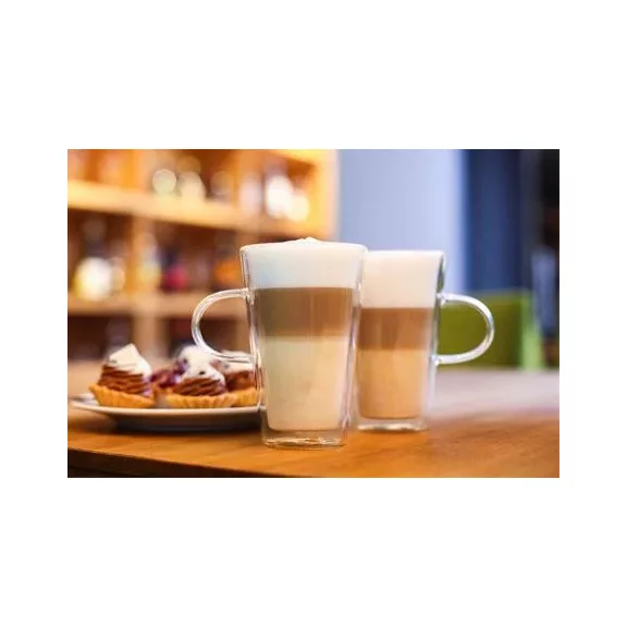 Vialli Design AMO 23024 duplafalú üveg lattés pohár 320ml Vialli Design AMO 23024 duplafalú üveg lattés pohár 320ml