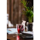 Vialli Design AMO 27565 duplafalú üveg csésze tányérral 250 ml, 2 db