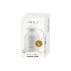 Vialli AMO 27763 termosz üvegbetéttel, fehér 1l