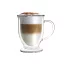 Vialli Design AMO 6421 duplafalú üveg bögre 250ml, 2 db