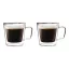 Vialli Design DIVA 6407 duplafalú üveg espresso csésze 80 ml, 2 db