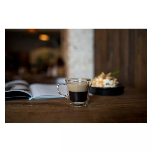 Vialli Design DIVA 6407 duplafalú üveg espresso csésze 80 ml, 2 db Vialli Design DIVA 6407 duplafalú üveg espresso csésze 80 ml, 2 db