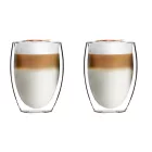 Vialli Design NOA 29750 duplafalú üveg pohár 360 ml, 2 db